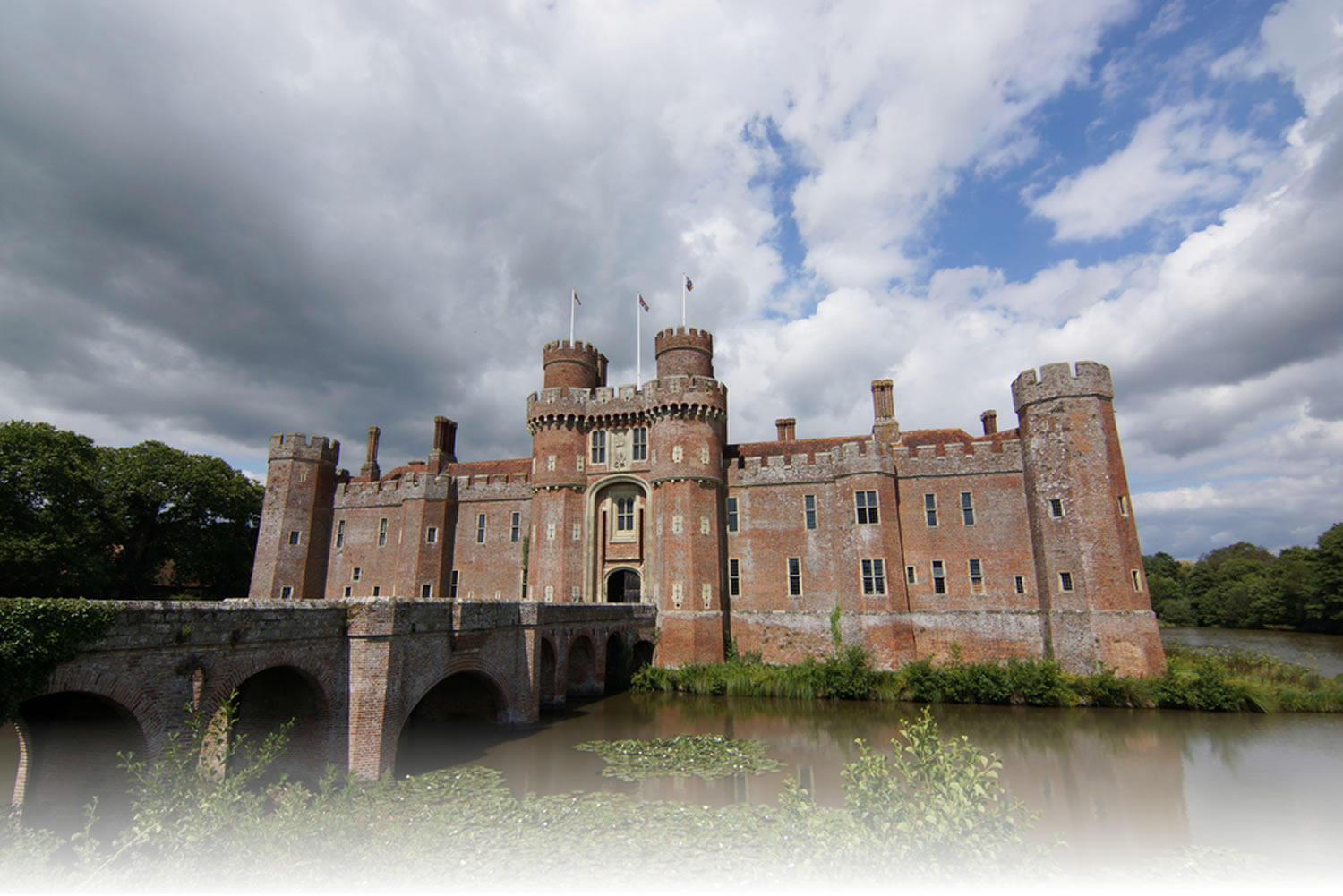 herstmonceux castle hailsham east sussex england uk image